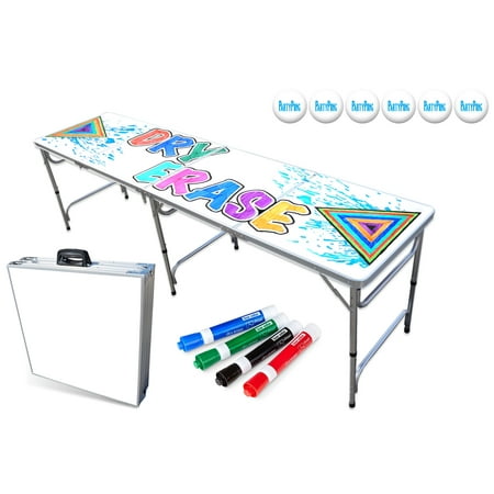 8 Foot Professional Beer Pong Table W Optional Cup Holes Led 8 Foot Professional Beer Pong Table W Optional Cup Holes Led Lights Dry Erase Surface Party Graphics Choose Your Model