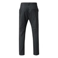 thumbnail image 3 of UTTOASFAY Mens Pants Men'S Casual Slim Fit Skinny Business formal Suit Dress Pants Slacks Trousers Black 33(XXXL), 3 of 4
