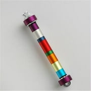 Judaica CA-MZ-R08 Handmade Rainbow Mezuzah