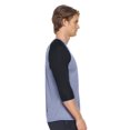 thumbnail image 2 of Expert Brand USA-Made Men's DriMax™ Athletic Baseball Shirt, Steel/Black, L, 2 of 4
