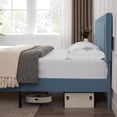 thumbnail image 5 of VECELO Queen Size Platform Bed Frame with Adjustable Upholstered Headboard, Strong Wood Slat Support, No Box Spring Needed, Easy Assembly, 5 of 6