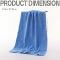 thumbnail image 3 of AUQ 2Pcs Towel Set,Soft and Comfortable Material Bathroom Hand Towels,Odor-Free Hanging Design Hand Towel,Medium Blue, 3 of 6