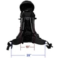 thumbnail image 2 of Mochila Excursionismo Clevr Gris con Visera de Lujo para Bebé Niño, 2 of 8