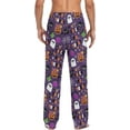 thumbnail image 2 of Top-kevin Halloween Pumpkin Pajama Pants Men's Pajama Bottoms Lounge Sleepwear PJs Casual Sleep Pants, 2 of 11