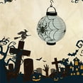 thumbnail image 2 of xiaxaixu Halloween Paper Lantern LED Lights Pumpkin Bat Room Decoration, 2 of 8