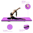 thumbnail image 2 of Costway 6'x2' x 1.6"Gymnastics Yoga Mat Thick Two Folding Panel Purple Portable, 2 of 8