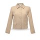 thumbnail image 2 of Blazer Estilo Camisero con Botones Forrados Beige Chica, 2 of 4