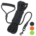 thumbnail image 1 of Correa reflectante para perros Leash Vivifying de 10 m, color negro, 1 of 9
