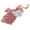 thumbnail image 5 of Charming Rhinestone Brooch Pin for Women – Adorable Perfect for Scarves, Backpacks, and Lapels, 5 of 5