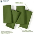 thumbnail image 7 of HEIRLOOM COMFORT Mint Green Cloth Napkins 18"x18", 6 Pack - Soft, Absorbent, Durable, Reusable, Washable Fabric- Hemstitch Mitered Edges - Perfect for Spring, Easter, Baby Showers, Wedding, Everyday, 7 of 7