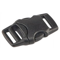 25 - 3/8 inch Side Release Flat Plastic Buckle YKK