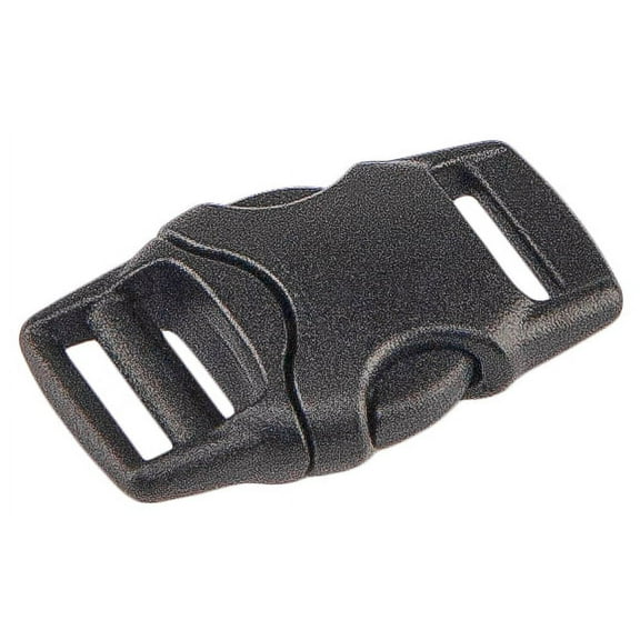 100 - 3/8 inch Side Release Flat Plastic Buckle YKK
