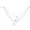 silver, variant on MATROOY Women Hot Retro Moon World Map Circle Multilayer Silver Necklace Jewelry CA-gold
