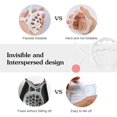 thumbnail image 3 of 5 PCS 3D Face Mask Bracket Silicone for Adult,Cool Lipstick Protector Stand Nose Protection Lipstick,Reusable&Washable (white), 3 of 5