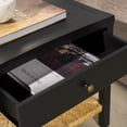 thumbnail image 4 of Safavieh Couture Berlynne Coastal Metal and Wood End Table, Black/Natural, 4 of 12