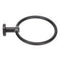 thumbnail image 1 of Porte-serviettes Rond, Porte-Serviettes Mat Facile à Installer pour Balcon Noir, 1 of 8