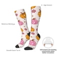 thumbnail image 4 of Pofeuu Fall 70s Groovy Hippie 1 Print Stockings, Adult Running Hiking Socks for Youth and Adult, 4 of 6