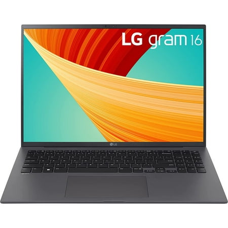 LG gram 16" Lightweight Laptop, Intel i5-1340P, 16GB RAM/512GB SSD, Gray