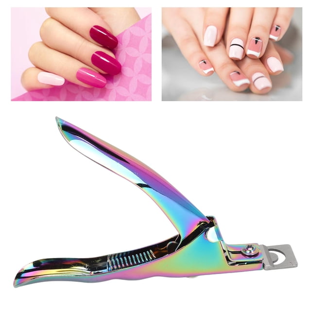 Compact And Lightweight Nail Tip Cutter, U Shape, DIY Trimming, Stainless Steel Portable Nail Tip Groomer, For Beauty Salon, Versatile Application, Nail Shaping Functionality