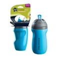 thumbnail image 3 of Tommee Tippee Insulated Sporty Straw Toddler Cup, 12m+, 9oz, Spill-Proof, Blue, 1-Pack, 3 of 7