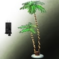 thumbnail image 3 of 6Ft (1.8M) Dual-Head Plug-In LED Palm Tree Light for Indoor & Outdoor Decor, 3 of 10