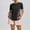 Black, variant on Womens Ice Silk T-Shirts Muscle Fit Quick Dry Compression Tee Shirts Breathable Baseball Jersey Sun Protection Shirt