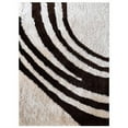 thumbnail image 3 of Rugsotic Carpets Hand Tufted Shag Polyester Eco-Friendly Area Rugs - 4'x6', Rectangle, Ivory Brown, Plain Solid Design, High Pile Handmade Anti Skid Rugs for Living Room, Bed Room K00023, 3 of 5