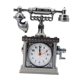 thumbnail image 4 of Reloj de escritorio de teléfono retro, modelo de adorno, material de Pp, escaparate de moda antigua, 6,3x2x7,4 pulgadas, para sala de estar con estilo Estilo B, 4 of 9