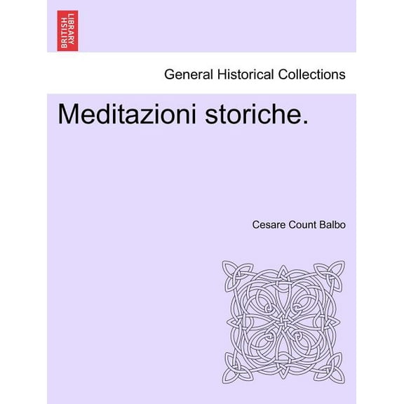 Meditazioni storiche. (Paperback)