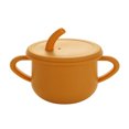 thumbnail image 3 of Lindbes 6pcs Simple Silicone Dining Sets  Classic Durable Yellow Cutlery Sets For Babies, 3 of 7