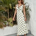 thumbnail image 6 of New Orleans Retro Helmet - White Sleeveless Dress Summer Women Clothes Dress for Pregnant Women Dresses, 6 of 9