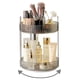 thumbnail image 1 of Organizador de maquillaje Asayuee 360, giratorio, 2 niveles, gris, 1 of 5