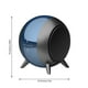 thumbnail image 4 of Matsuzay Minialtavoz inalámbrico Bluetooth 5,0 Audio hogar exterior portátil Metal estéreo sonido Radio con carcasa bajo radiador al aire libre hogar Cables de audio/vídeo azul, 4 of 8