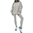 thumbnail image 6 of Yokua Women Tracksuits 2 Piece Athletic Outfits Sweatsuits Long Sleeve Top Legging, 6 of 11