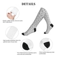 thumbnail image 5 of Lsque Nautical Themed Simple Anchors Pattern Sport Compression Socks for Men & Women 15-20 mmHg Knee High Nurse Pregnant Running Medical and Travel Athletic, 5 of 6