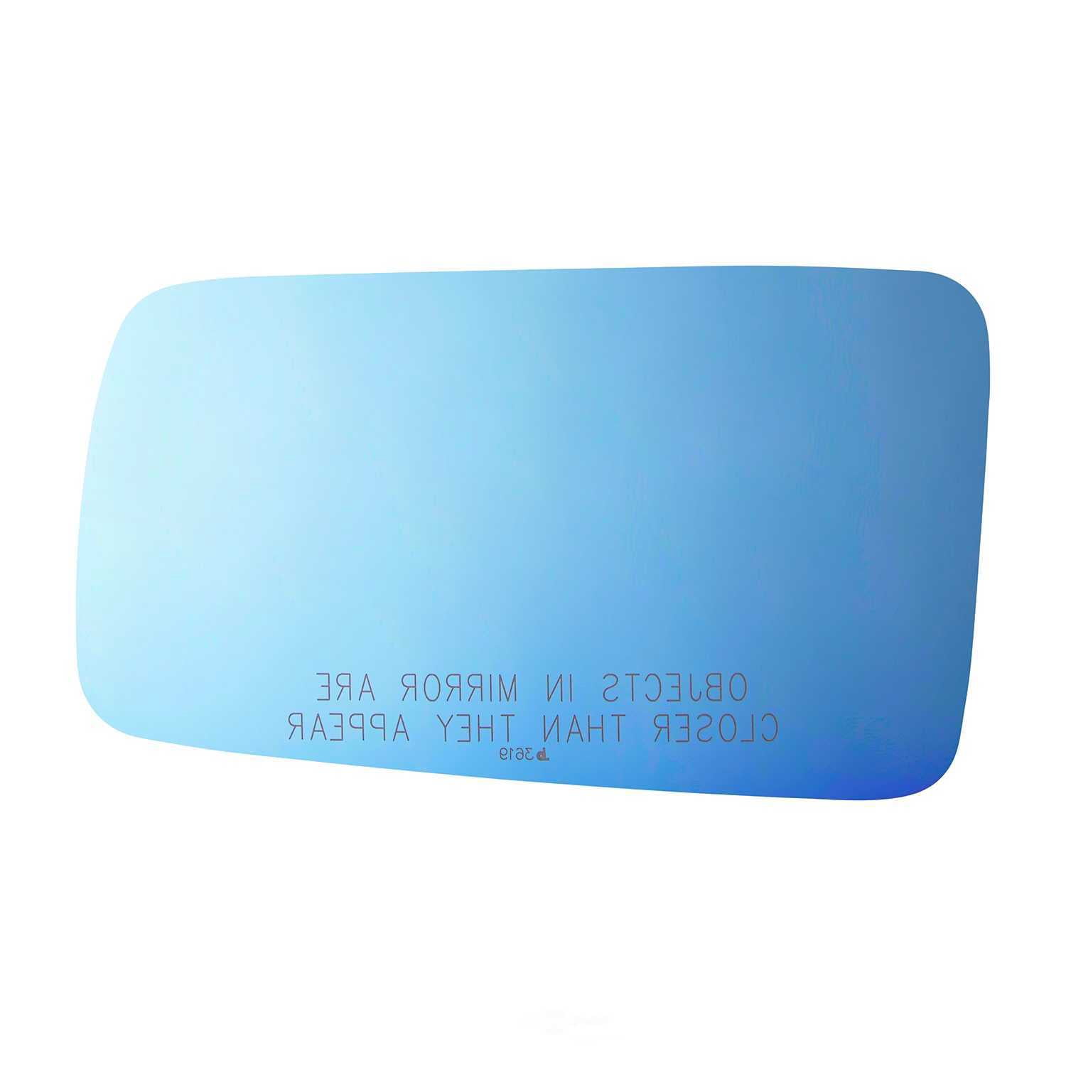 Burco Side View Mirror Replacement Glass - Blue Glass - 3619