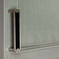 thumbnail image 4 of 3-3/4 in. Center Embossed Leather Strip Rectangle Cabinet Pulls, Satin Nickel, 4 of 5