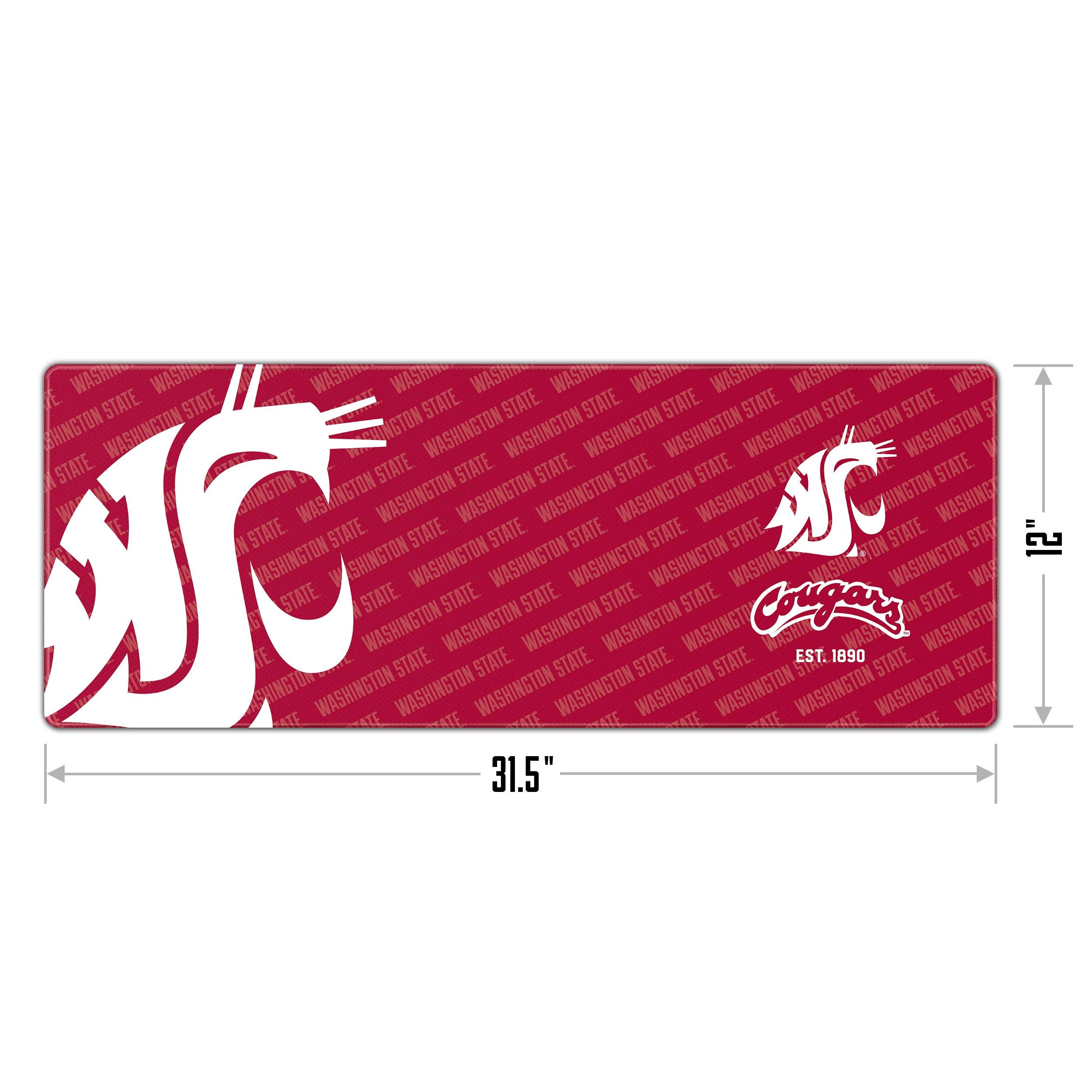 YouTheFan NCAA Washington State Cougars Logo Series Desk Pad SMU