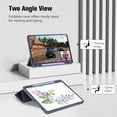 thumbnail image 5 of Procase Trifold Folio Case with TPU Back compatible with Galaxy Tab S10 Lite/ S10 FE/ S9 FE 10.9" -Navy, 5 of 7