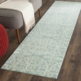 thumbnail image 2 of SAFAVIEH Valencia Larry Medallion Polyester Runner Rug, Alpine/Cream, 2'3" x 8', 2 of 6