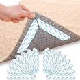 thumbnail image 3 of Cinta adhesiva para alfombra fija, antideslizante, reutilizable, para interior y exterior, 8 Uds., 3 of 8