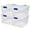 Clear, variant on Homz 66 Quart Clear Plastic Stackable Storage Bin Containers, 4 Pack