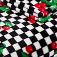 thumbnail image 3 of Manta de felpa Betsey Johnson Cherry Checker, 3 of 6