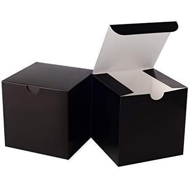 FFIY Petite boîte cadeau 50 pièces 10,2 x 10,2 x 10,2 cm Boîte pliante  Facile à assembler Boîte cadeau en papier Boîte de proposition de  demoiselles d'honneur pour fête d'anniversaire de mariée