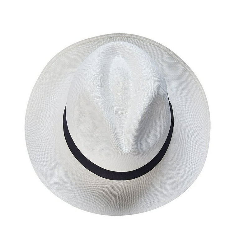 Qino White Fedora Hat for Women Men White Felt Gangster Mobster Fedora Hats Great for Halloween, Dress-up, Parties, Adult Unisex, Size: One Size