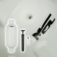 thumbnail image 3 of MSC Vinyl Ribbed Boat Fenders Bumpers (White, 8.5" x 27"), 4 Fenders including fender lines and inflators, 3 of 5