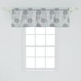 thumbnail image 2 of Ambesonne Abstract Window Valance, Circular Pastel Shapes, 54" X 18", Pale Peach Blue Grey, 2 of 3