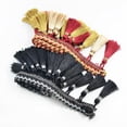 thumbnail image 4 of KLKCMS 1 Yard European Clothing Curtain Tassel Edge Fringe Embellishments Ribbon Coffee, 4 of 7