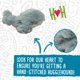 thumbnail image 5 of Juguete de Peluche para Perro HuggleHounds Mobie Ballenas Paquete de 3 Pequeñas, 5 of 7