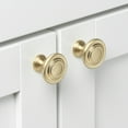 thumbnail image 3 of GlideRite 1-1/4 in. Classic Round Cabinet Knob, Champagne Gold - 5415-CHPG, 10 Pack, 3 of 4